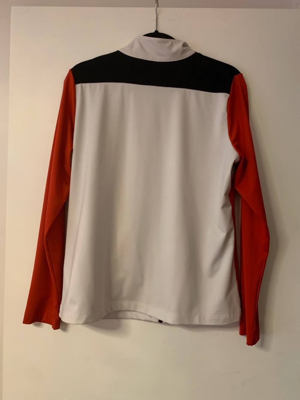 Izod Red, White & Black Athletic Jacket and Sleeveless Polo Set - Picture 4 of 7